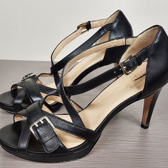 Cole Haan 'Air Maxine' Sandal Black Leather Womens Size 9.5 B - Picture 3 of 11